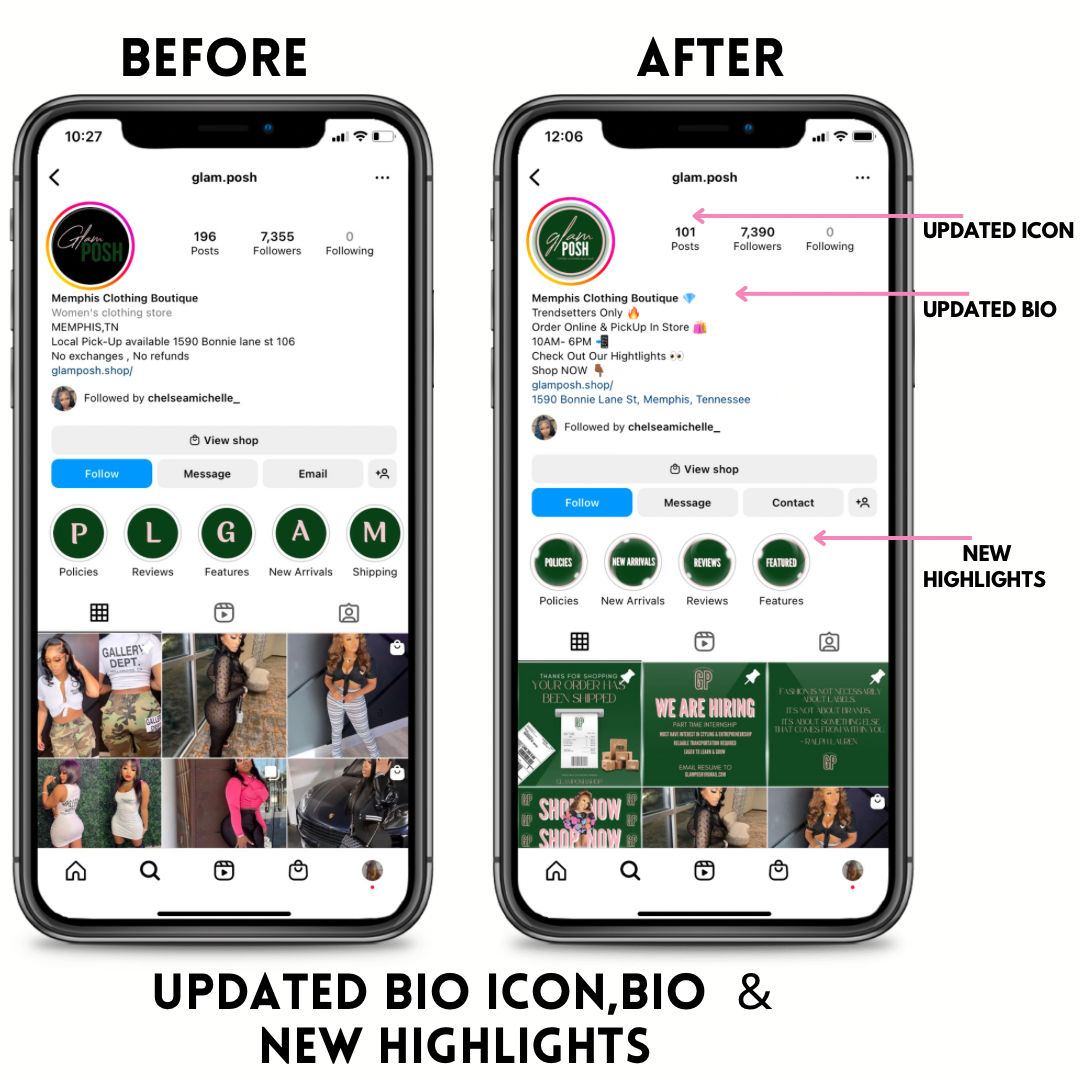 Instagram Audit + Revamp
